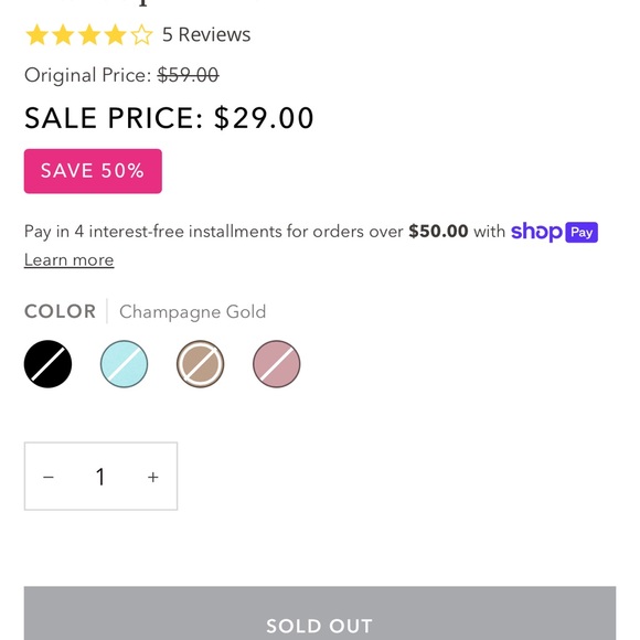 Impressions Vanity handheld mirror w/ mini LED makeup mirror - Picture 4 of 6